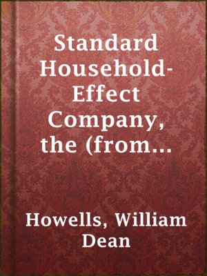 cover image of Standard Household-Effect Company, the (from Literature and Life)